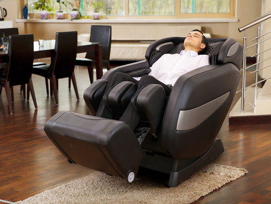 Full Body Massage Chair Zero Gravity Shiatsu SL Track Massage Recliner with Thai Stretching & App Control