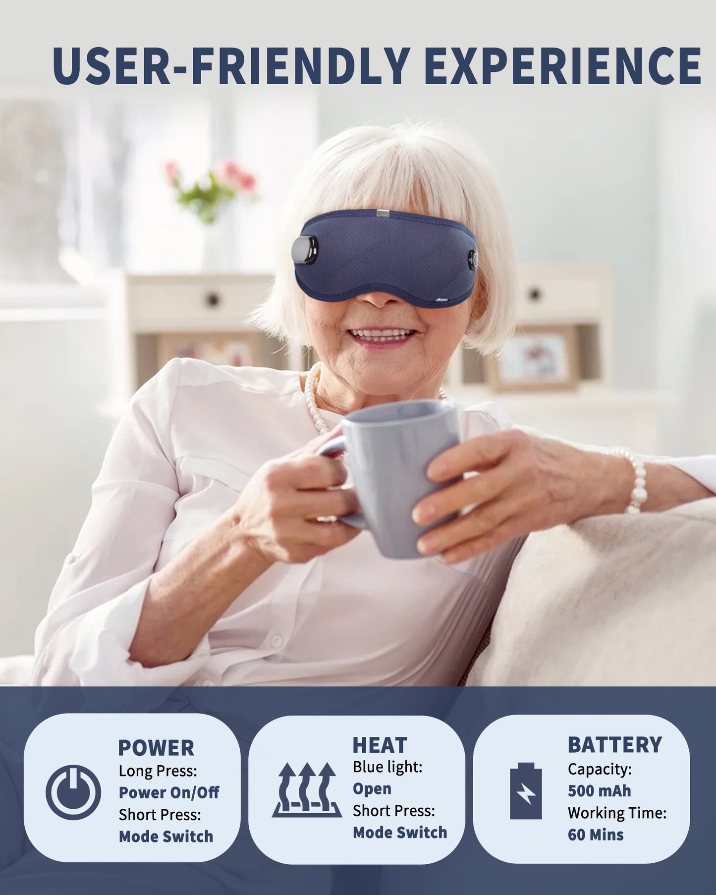 Eye Mask with Vibration Eye Care Massager