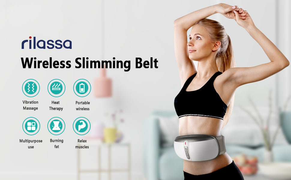 Garosa Slim Fit Waist Belt Trimmer Exercise Weight Loss Burn Fat