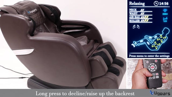 how to use our B-M series massage chair with remote control video