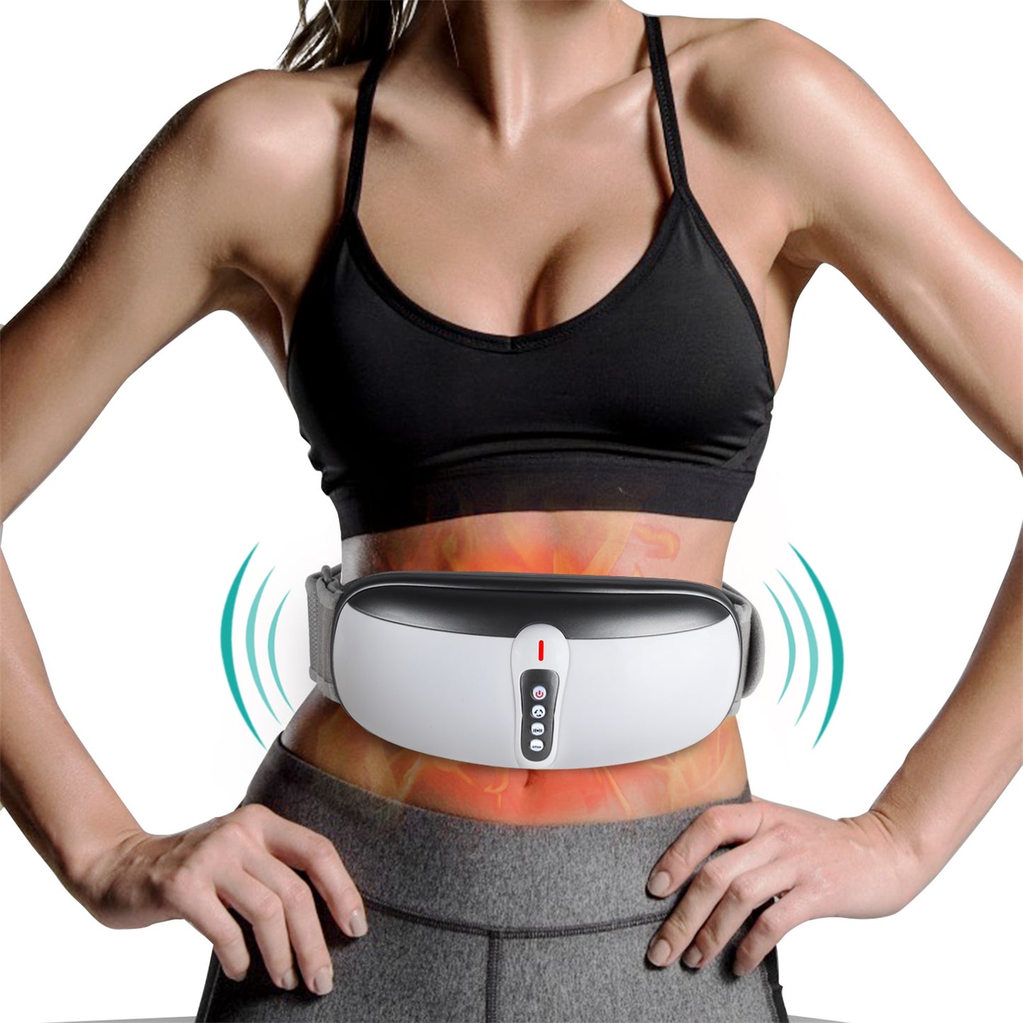 Waist Slimming Belt Portable Rilassa Wireless Fat Burner With Vibration & Heating