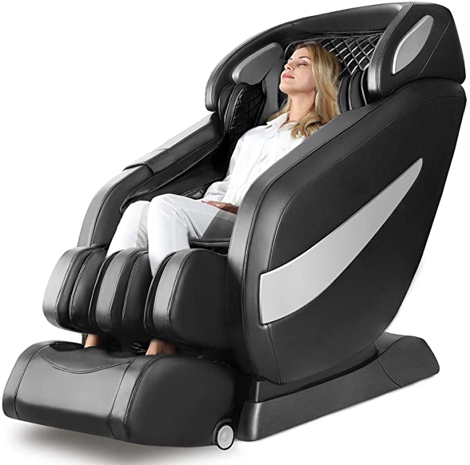 Full Body Massage Chair Zero Gravity Shiatsu SL Track Massage Recliner with Thai Stretching & App Control - Ugears