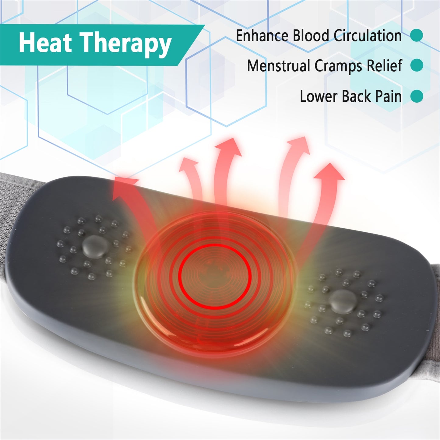 heat therapy waist slimming belt wireless - rilassa